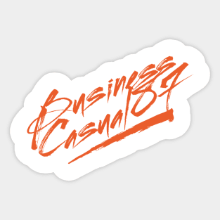 Business Casual 87 Logo Sticker